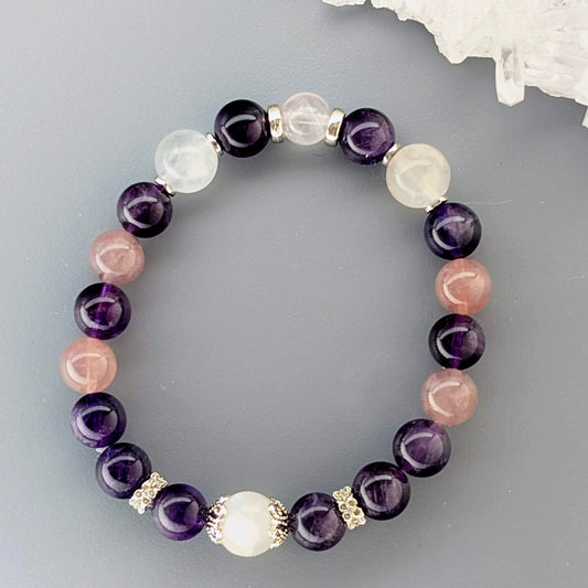 Aura of the Iris | Celestial Messenger & Intuitive Harmony Bracelet