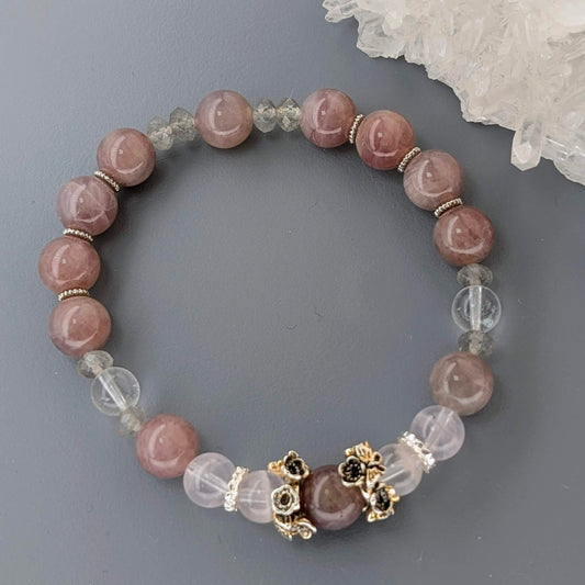 Twilight Blossom | Multi-Stone Healing & Transformation Bracelet