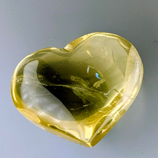 Solar Pulse | Prismatic Citrine Manifestation Heart