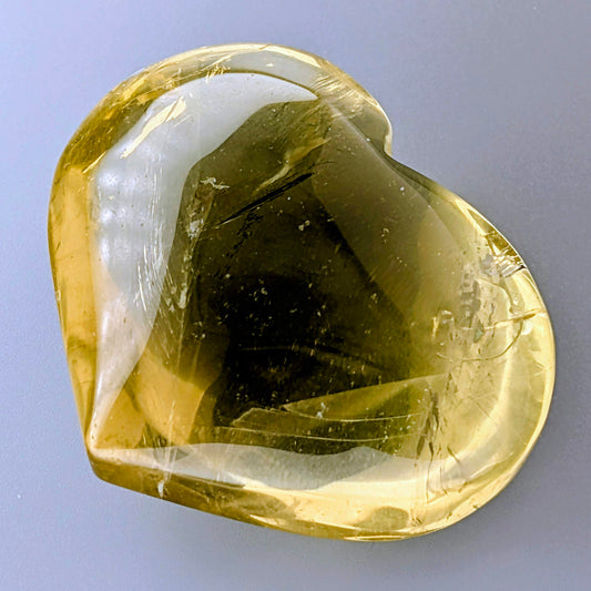 Amber Aurora | Prismatic Citrine Joy & Abundance Heart