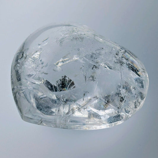 Prism of Purity | Rainbow Clear Quartz Heart Specimen