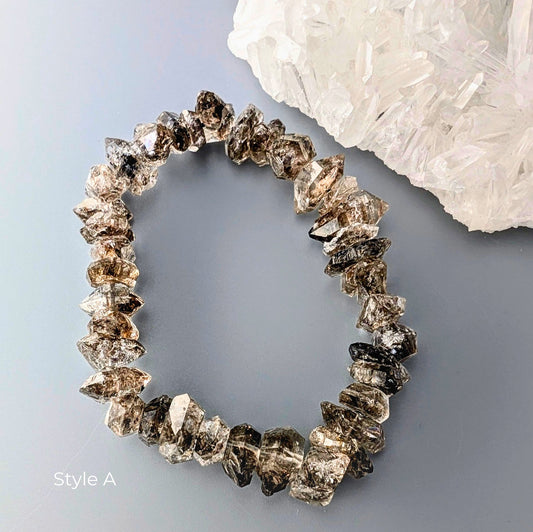 Herkimer Diamond Freeform Bracelet
