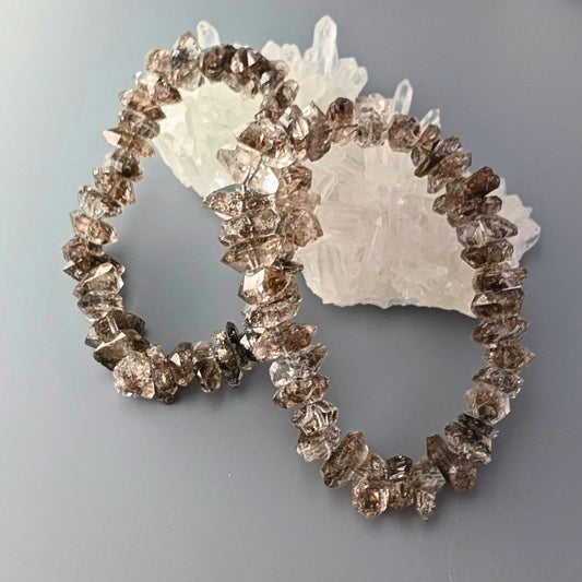 Herkimer Diamond Freeform Bracelet