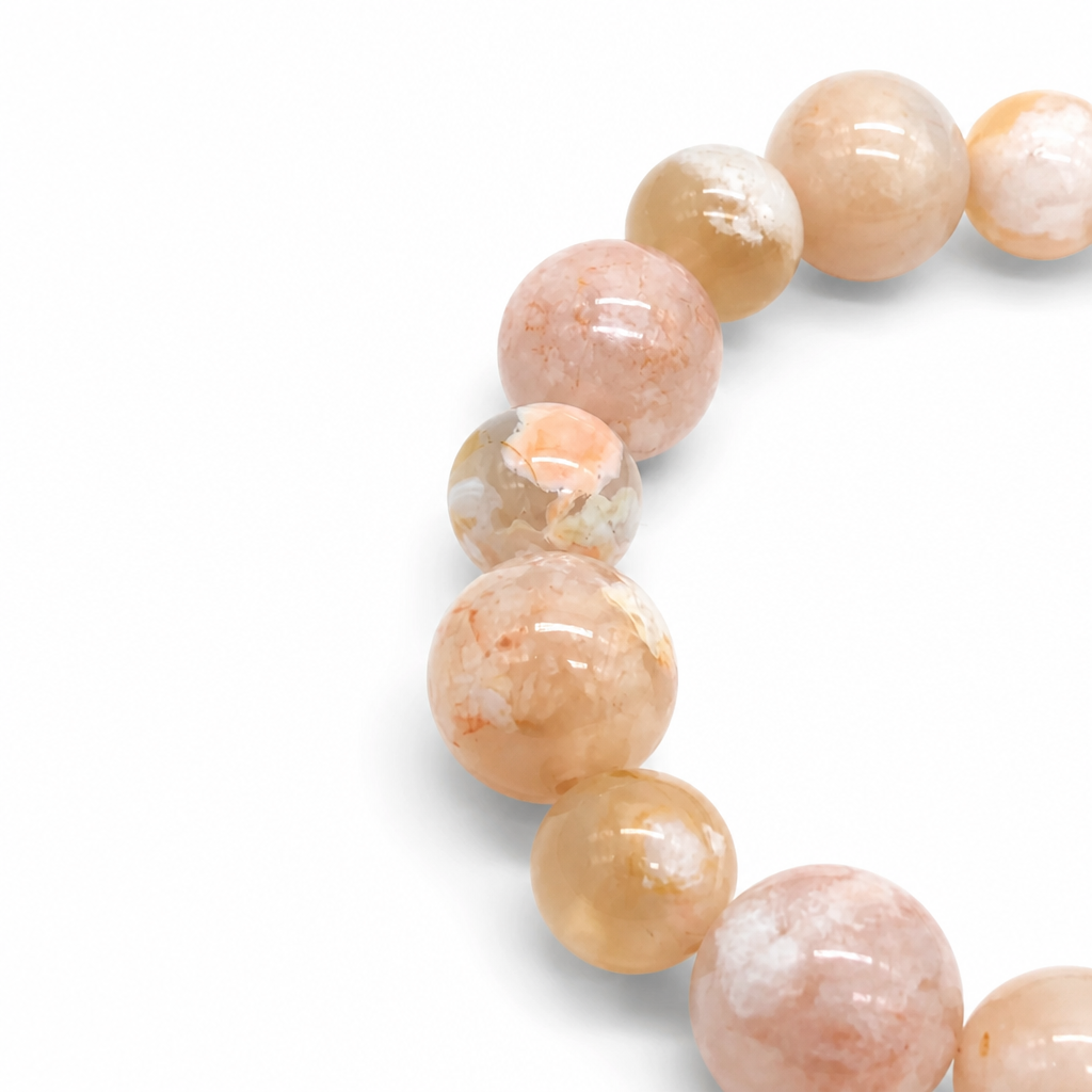 Dreamweaver Bloom statement bracelet shown from the side