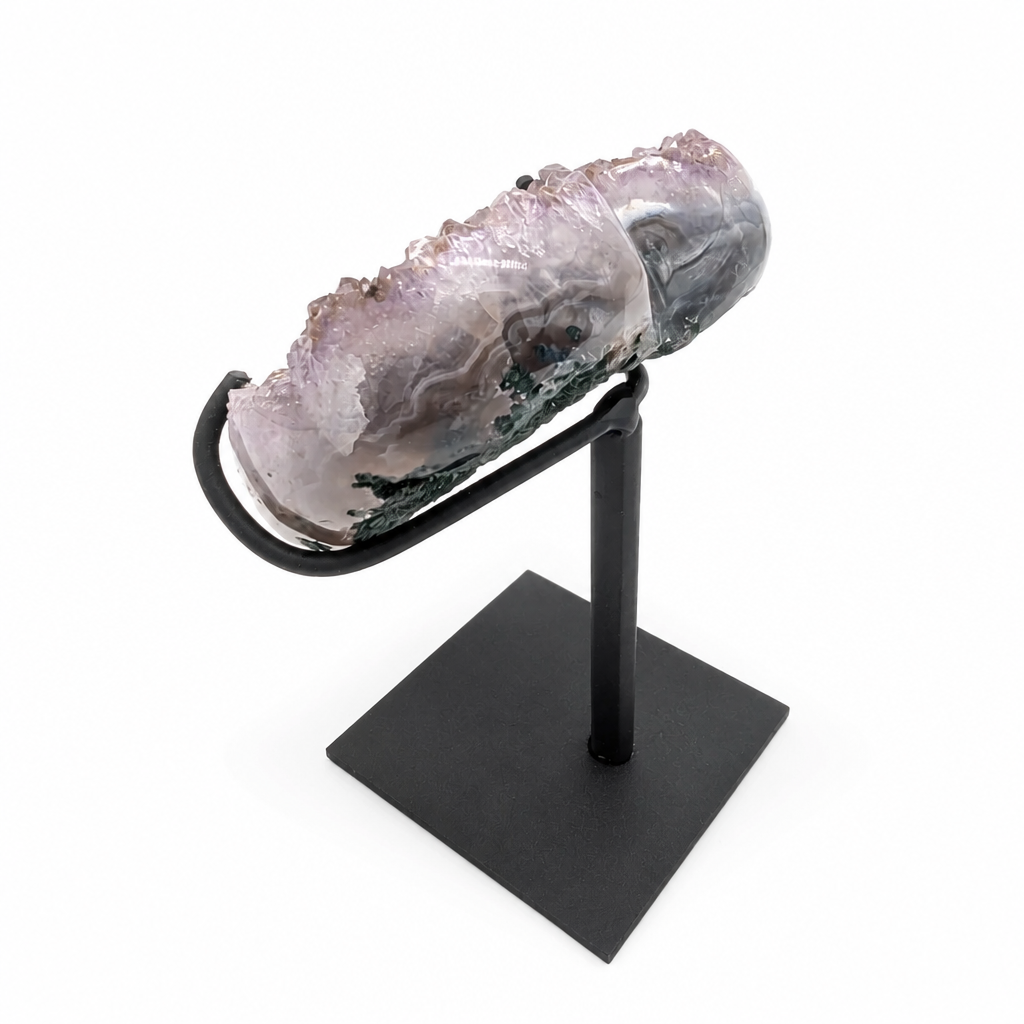 Deep regal violet core of the Brazilian Amethyst gradient cluster