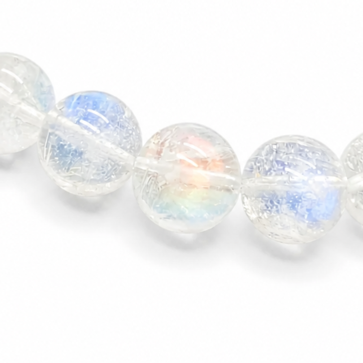 Style B and C 7-7.5mm HG Madagascar Moonstone showing exceptional flash consistency