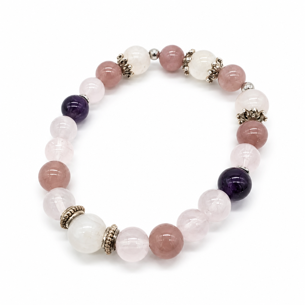 Iris Soul Harmony multi-stone bracelet shown from the side