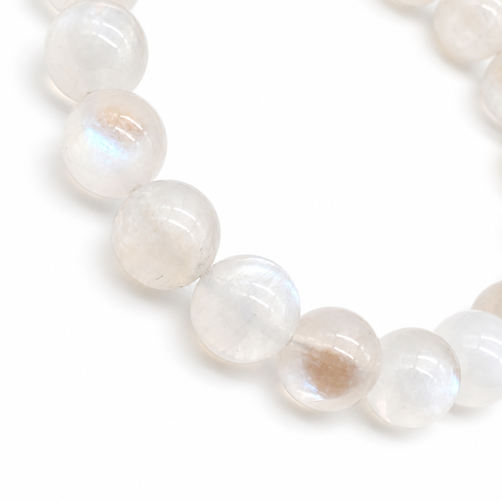 Delicate 5mm Ceylon moonstone layering beads