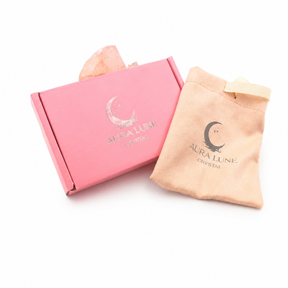 Standard delivery packaging for the Cosmic Seven bracelet, complimentary and gift ready