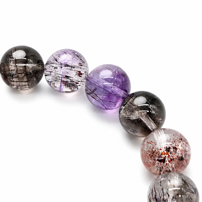 Ultra-clear Super 7 bracelet from Aura Lune Pure Crystal Series
