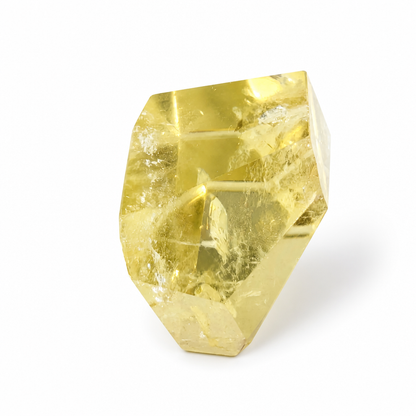 Natural Brazilian Citrine crystal specimen by Aura Lune for desk or windowsill display