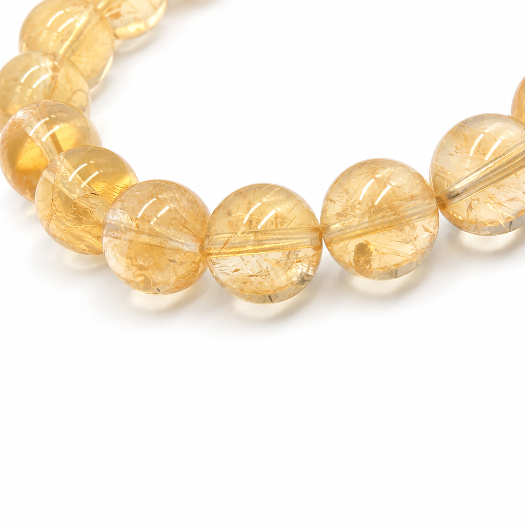 Natural citrine bracelet from Aura Lune Pure Crystal Series