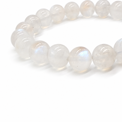 Handmade Sri Lanka Ceylon moonstone bracelet by Aura Lune