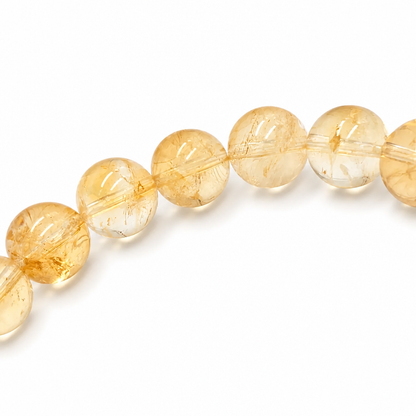 Handmade genuine Brazilian citrine bracelet by Aura Lune