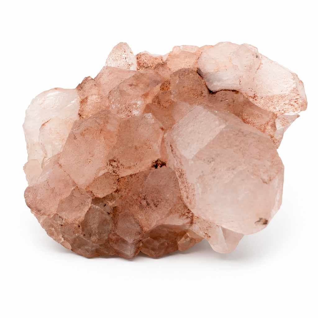 Mini Samadhi Quartz cluster as a bedside or desk companion crystal piece